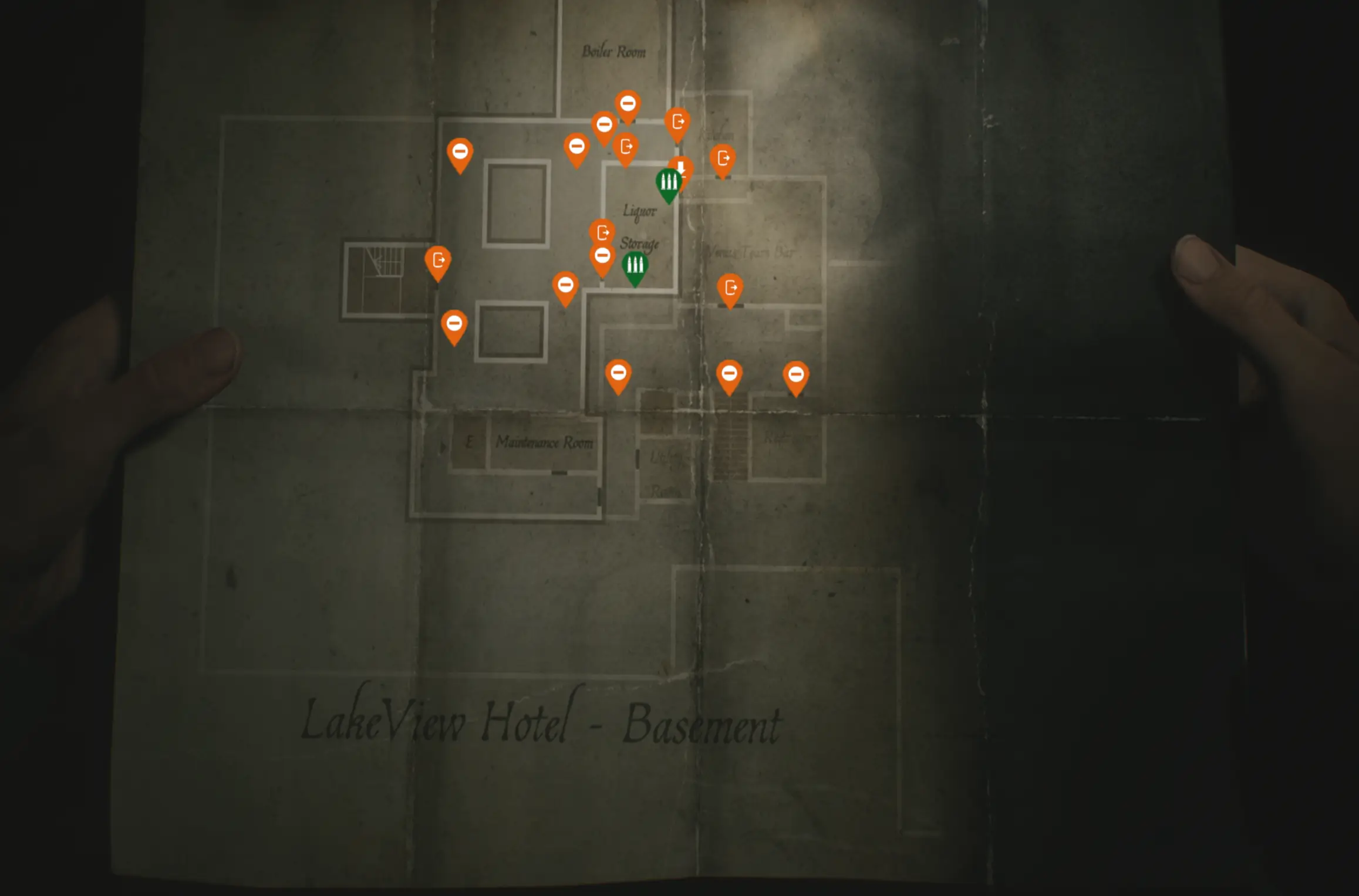 Otherworld Lakeview Hotel Basement